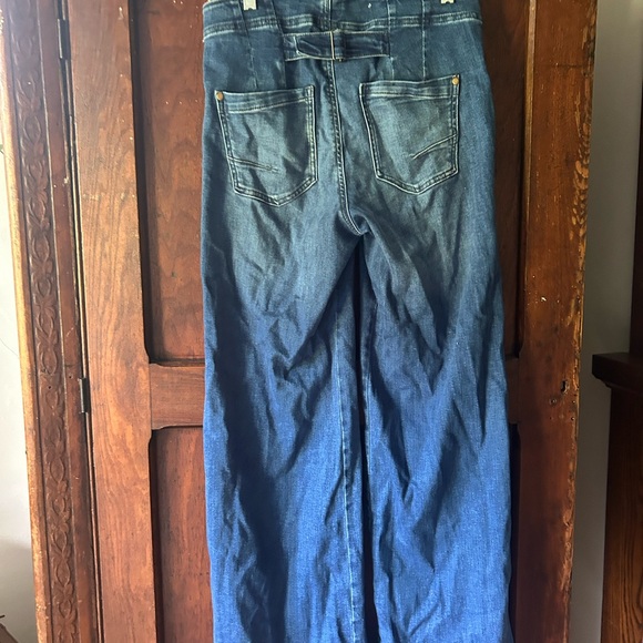 Pilcro wide leg sailor jeans size 28 - Picture 2 of 4